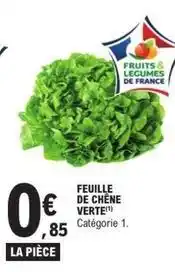 E.Leclerc Feuille de chêne verte offre