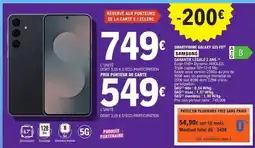 E.Leclerc Samsung - smartphone galaxy s25 5g offre