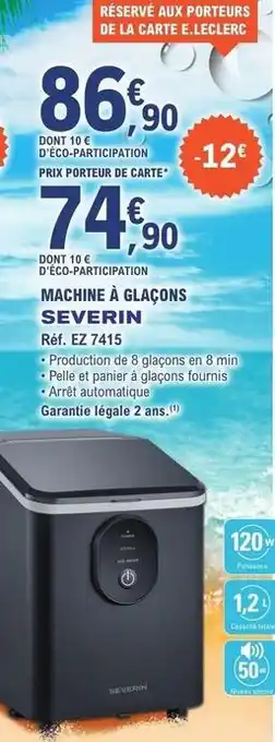 Severin - machie a glaçons