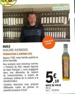 E.Leclerc Huile de colza offre