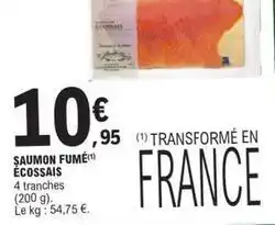 E.Leclerc Saumon fumé ecossais offre