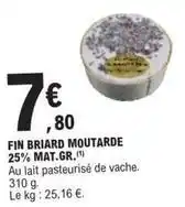 E.Leclerc Fin briard moutarde offre