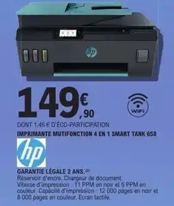 E.Leclerc Hp - garantie légale 2 ans offre