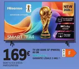 E.Leclerc Hisense - tv led 32a45 32 (pouces) 80 cm offre