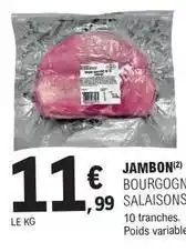 E.Leclerc Jambon bourgogne salaisons offre