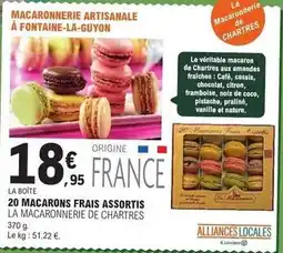 E.Leclerc 20 macarons frais assortis offre