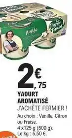E.Leclerc Yaourt aromatise offre