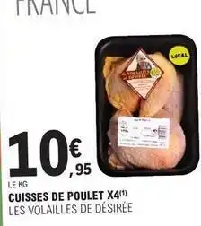 E.Leclerc Cuisses de poulet x4 offre
