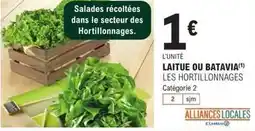 E.Leclerc E.leclerc - laitue ou batavia offre