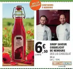 E.Leclerc E.leclerc - sirop saveur coquelicot de nemours offre