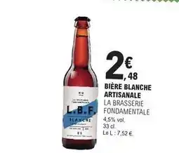 E.Leclerc Bière blanche artisanale offre
