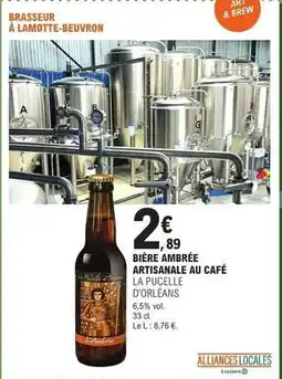 E.Leclerc E.leclerc - biere ambrée a l'amotte-beuvron offre