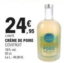 E.Leclerc Creme de poire offre