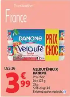 Auchan Supermarché Danone - velouté fruix offre