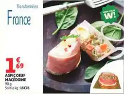 Auchan Supermarché Aspic oeuf macédoine offre