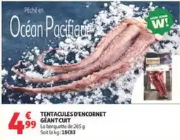 Auchan Supermarché Tentacules d'encornet géant cuit offre