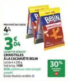 Auchan Supermarché Belin - croustilles a la cacahuete offre