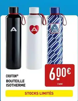 ALDI Crofton - bouteille isotherme offre
