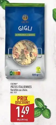 ALDI Cucina - pates italiennes offre