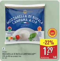 ALDI Cucina - mozzarella di bufala campana aop offre