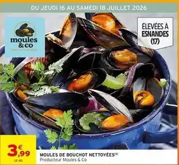 Intermarché Moules de bouchot nettoyées offre