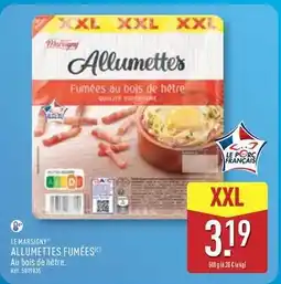ALDI Le marsigny - allumettes fumées offre
