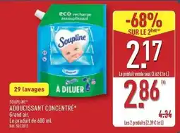 ALDI Soupline - adoucissant concentre offre