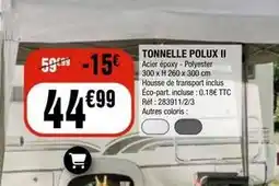 La Foir'Fouille Tonnelle polux ii offre