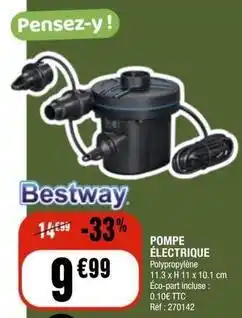 La Foir'Fouille Bestway - pompe electrique offre