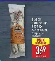 ALDI Duo de saucissons secs offre