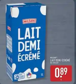ALDI Milsani - lait demi-écrémé offre