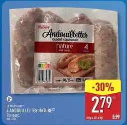 ALDI Le marsigny - andouillettes nature offre