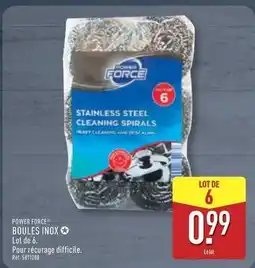 ALDI Power force - boules inox offre