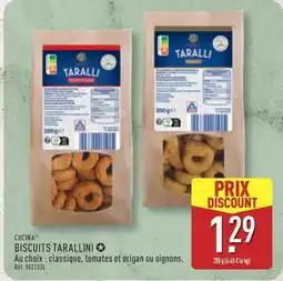 ALDI Cucina - biscuits tarallini offre