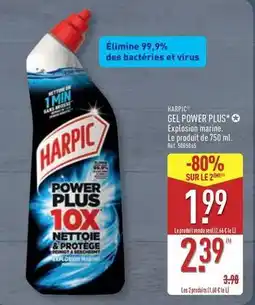 ALDI Harpic - gel power plus offre
