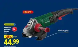 Lidl Parkside - meuleuse d'angle offre