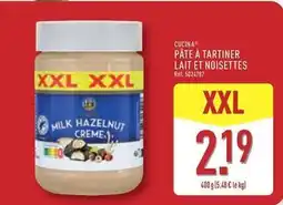 ALDI Cucina - pate a tartiner lait et noisettes offre