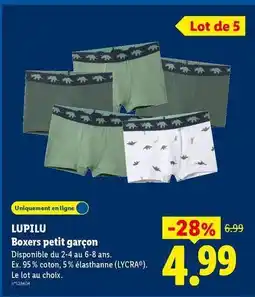 Lidl Lupilu - boxers petit garçon offre