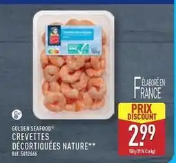 ALDI Golden seafood - crevettes décortiquées nature offre