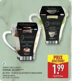 ALDI Gourmet finest cuisine - verrine dessert offre