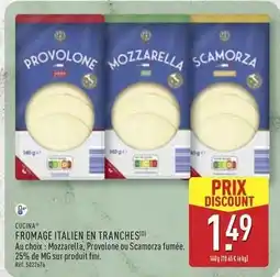 ALDI Cucina - fromage italien en tranches offre