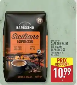 ALDI Barissimo - cafe en grains siciliano espresso offre