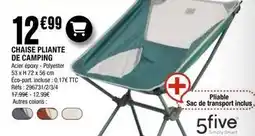 La Foir'Fouille 5five - chaise pliante de camping offre