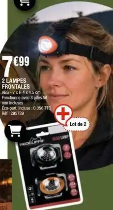 Head - 2 lampes frontales
