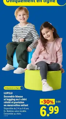 Lidl Lupilu - ensemble blouse offre