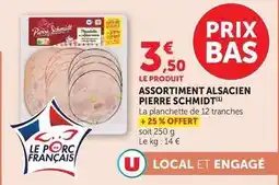 Super U Pierre schmidt - assortiment alsacien offre