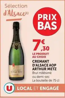 U Express U - cremant d'alsace aop offre