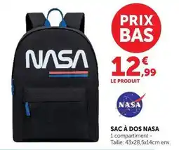 Hyper U Nasa - sac a dos offre