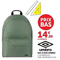 Hyper U Umbro - sac a dos offre