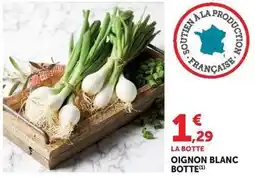 U Express Oignon blanc botte offre